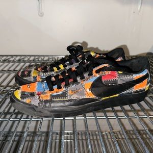 Nike blazer low patchwork shoes sz 10 (CI9888-001)